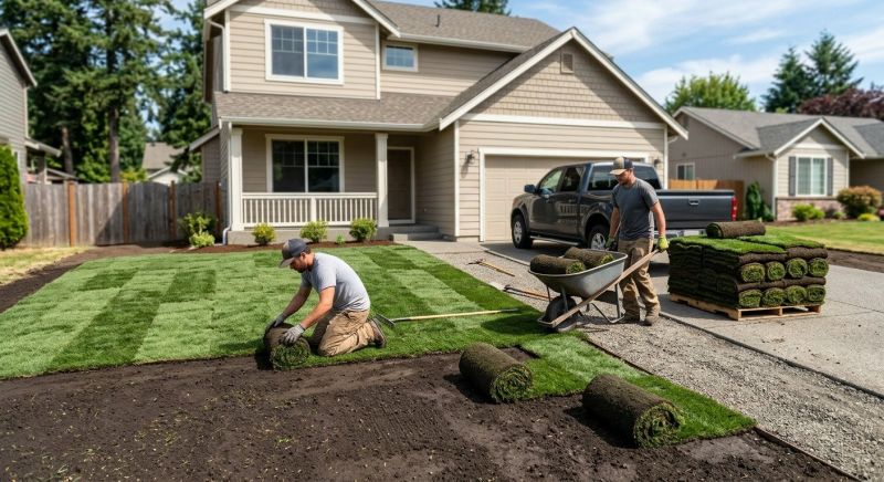 Bentgrass Sod Installation in Aiken, SC