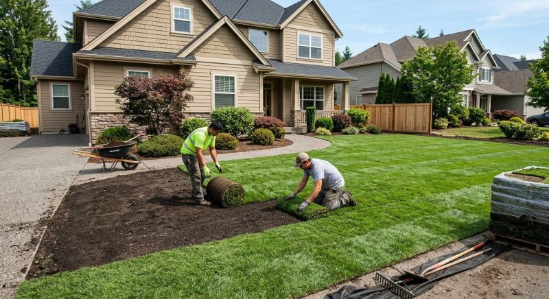 Yard Sodding in Rockwall, TX